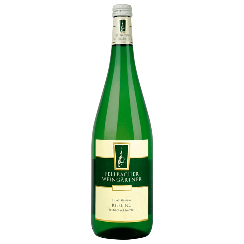 Fellbacher Weingärtner Weißwein Riesling Qualitätswein lieblich 1l